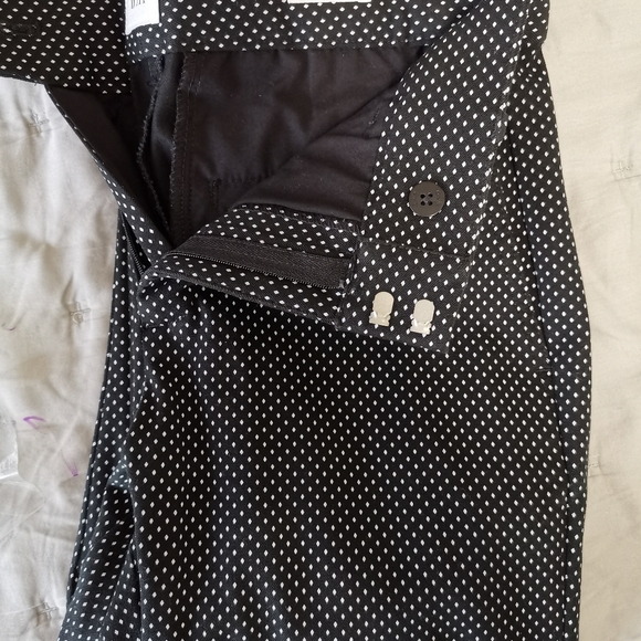 Polka Dot Skinny Ankle Pants - Picture 2 of 3